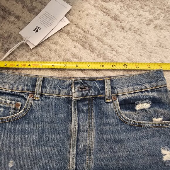 Boyish The Cody High Rise Jean Shorts Size 28 - Picture 7 of 12